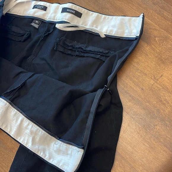 🌸J Crew “Minnie” stretch pants with a side zipper - Picture 7 of 11